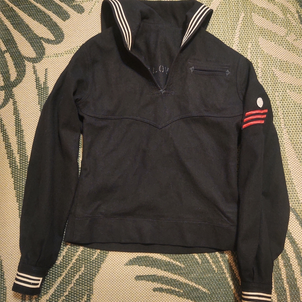 U.S. Navy USN MILITARY Sailor Jumper Top Great condition